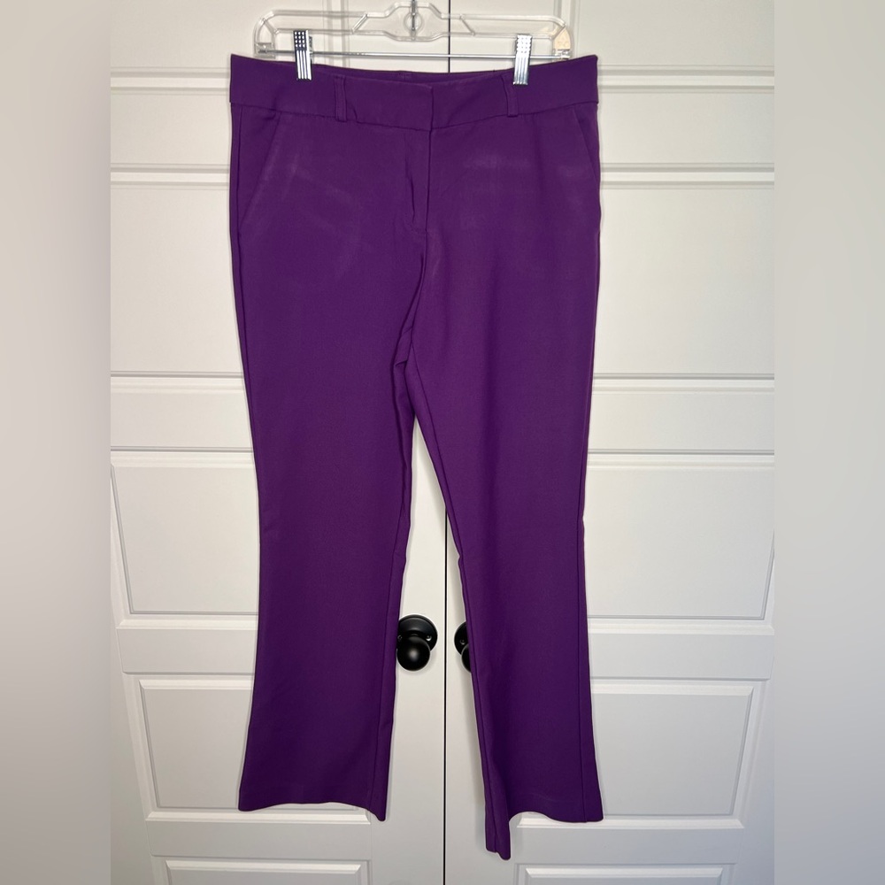 New York & Company Bold Purple Trousers